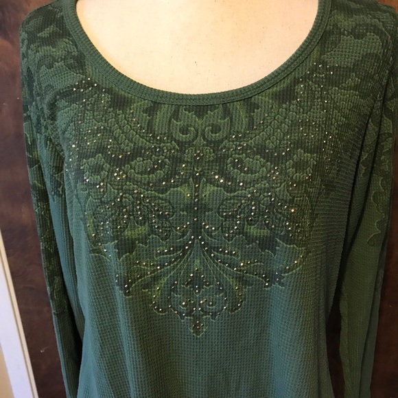 Unity World Wear Tops - Waffle Top with Bling